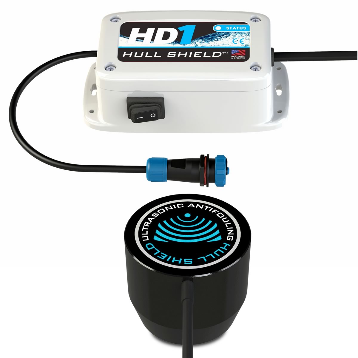 Hull Shield HD1 Ultrasonic System for Boat to Protect Hull and Running Gear