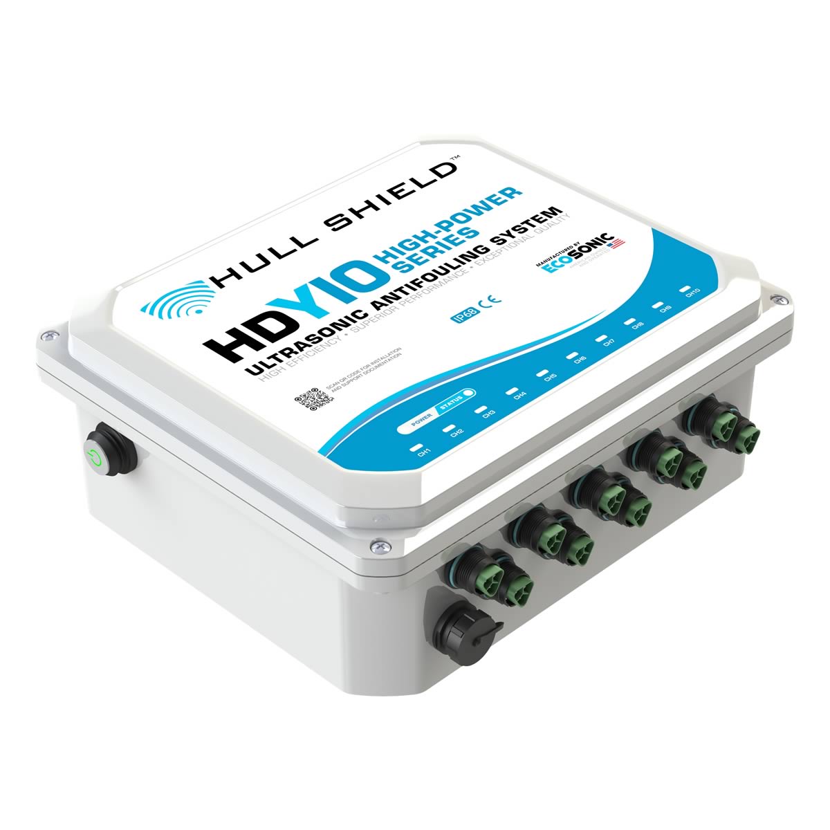 Hull Shield HDY-10 Ultrasonic System for Yachts Protects Bottom Paint