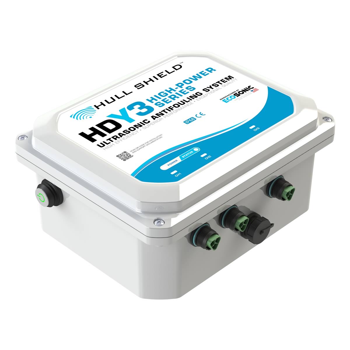 Hull Shield HDY-3 Ultrasonic System for Yachts Protects Bottom Paint