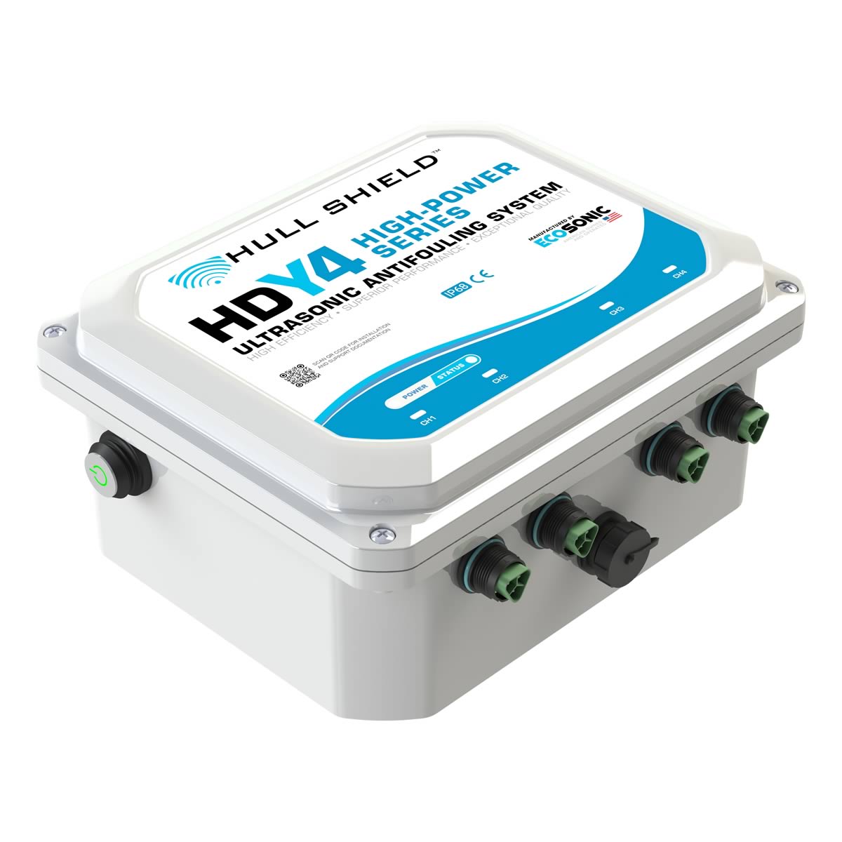 Hull Shield HDY-4 Ultrasonic System for Yachts Protects Bottom Paint