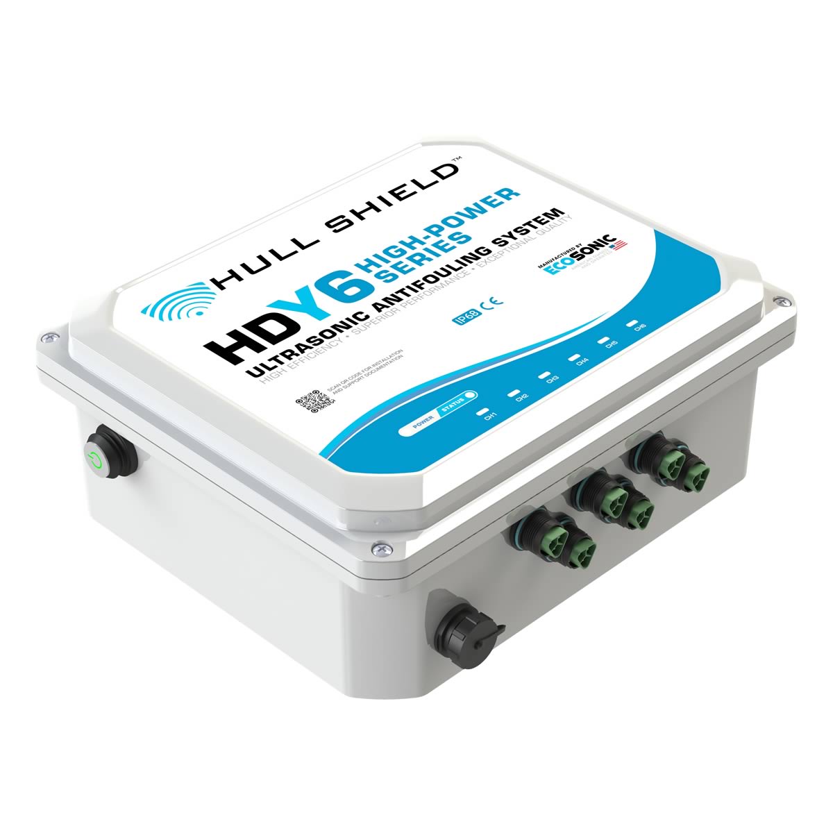 Hull Shield HDY-6 Ultrasonic System for Yachts Protects Bottom Paint