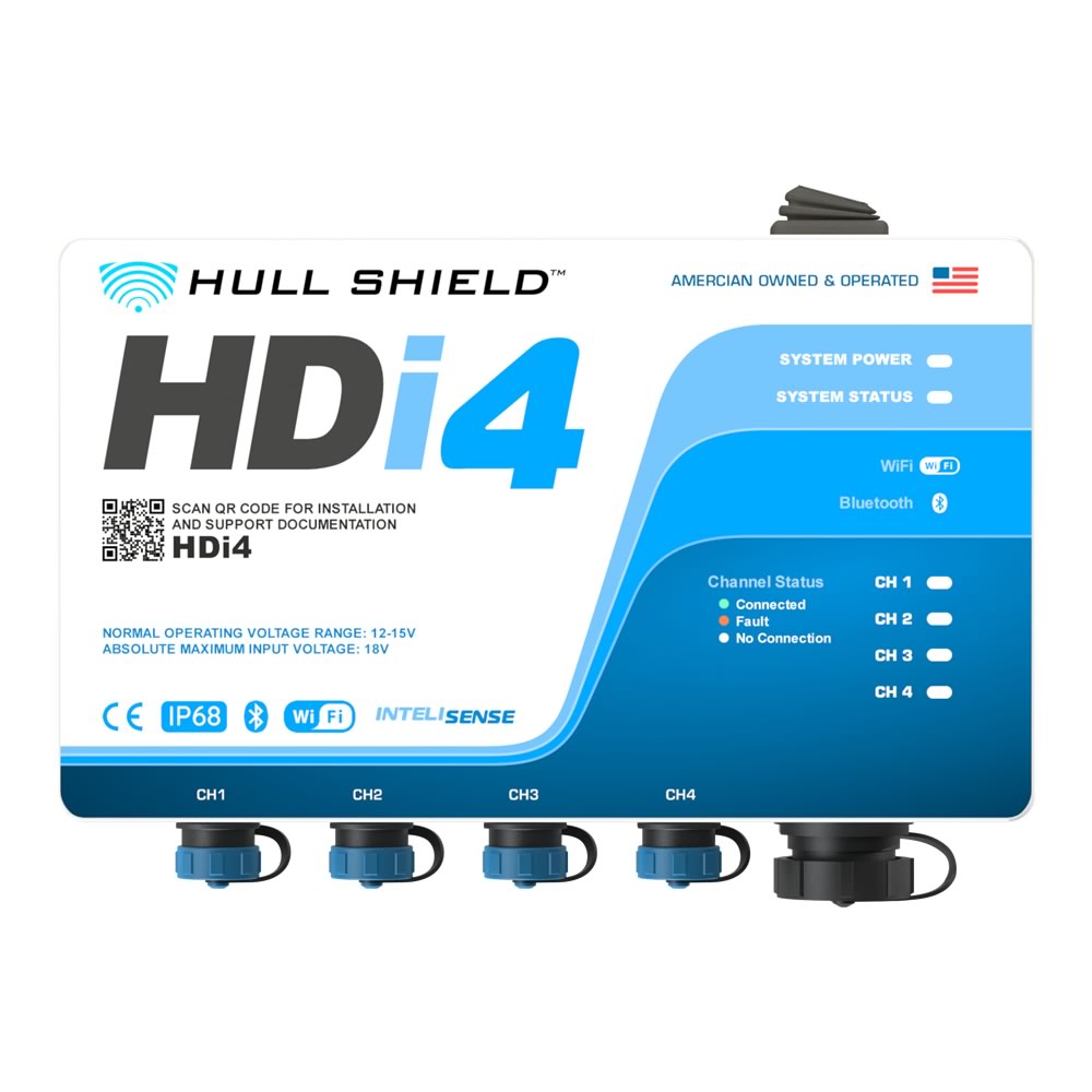 Hull Shield HDi4 Ultrasonic Antifouling System for Boats and Yachts