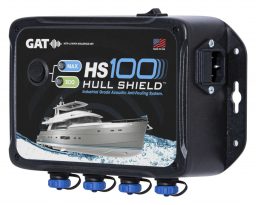 hull-shield-hs100-ultrasonic-antifouling-enclosure-front-angle hull-shield-hs100-ultrasonic-antifouling-enclosure-front-angle